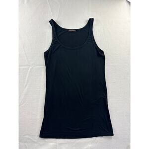 Medium Emily Blu Black Tank Top.